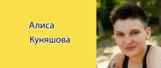 Алиса Куняшова: биография, фото, личная жизнь